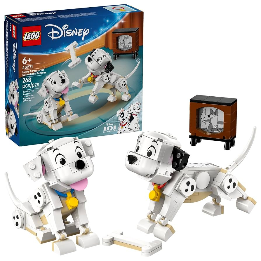 LEGO Disney Lucky & Penny 101 Dalmatians Puppies Kids Toy - Pretend Play Set for Boys and Girls, ... | Amazon (US)