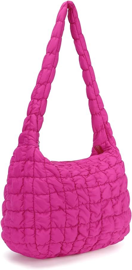 Quilted Tote Bag for Women Puffer Bag Quilted Bag Lightweight Puffy Tote Bag Quilted Padding Shou... | Amazon (US)