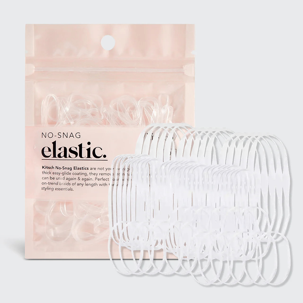 No-Snag Elastic 100pc (Clear) | Kitsch