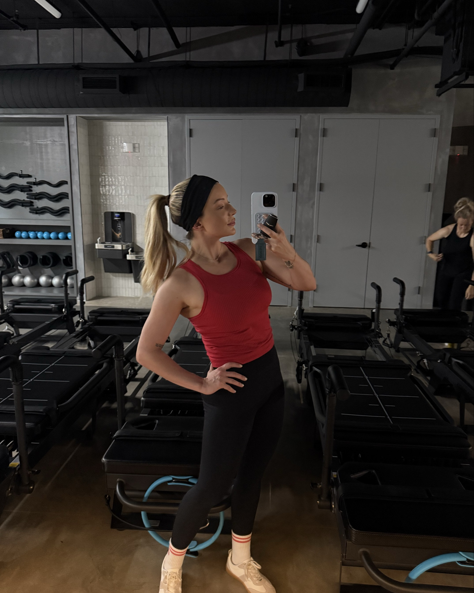 I don’t think this top was intentionally made for working out, but I love wearing this top during my Pilates classes! It’s an anthropologie favorite

#LTKStyleTip #LTKActive #LTKSeasonal