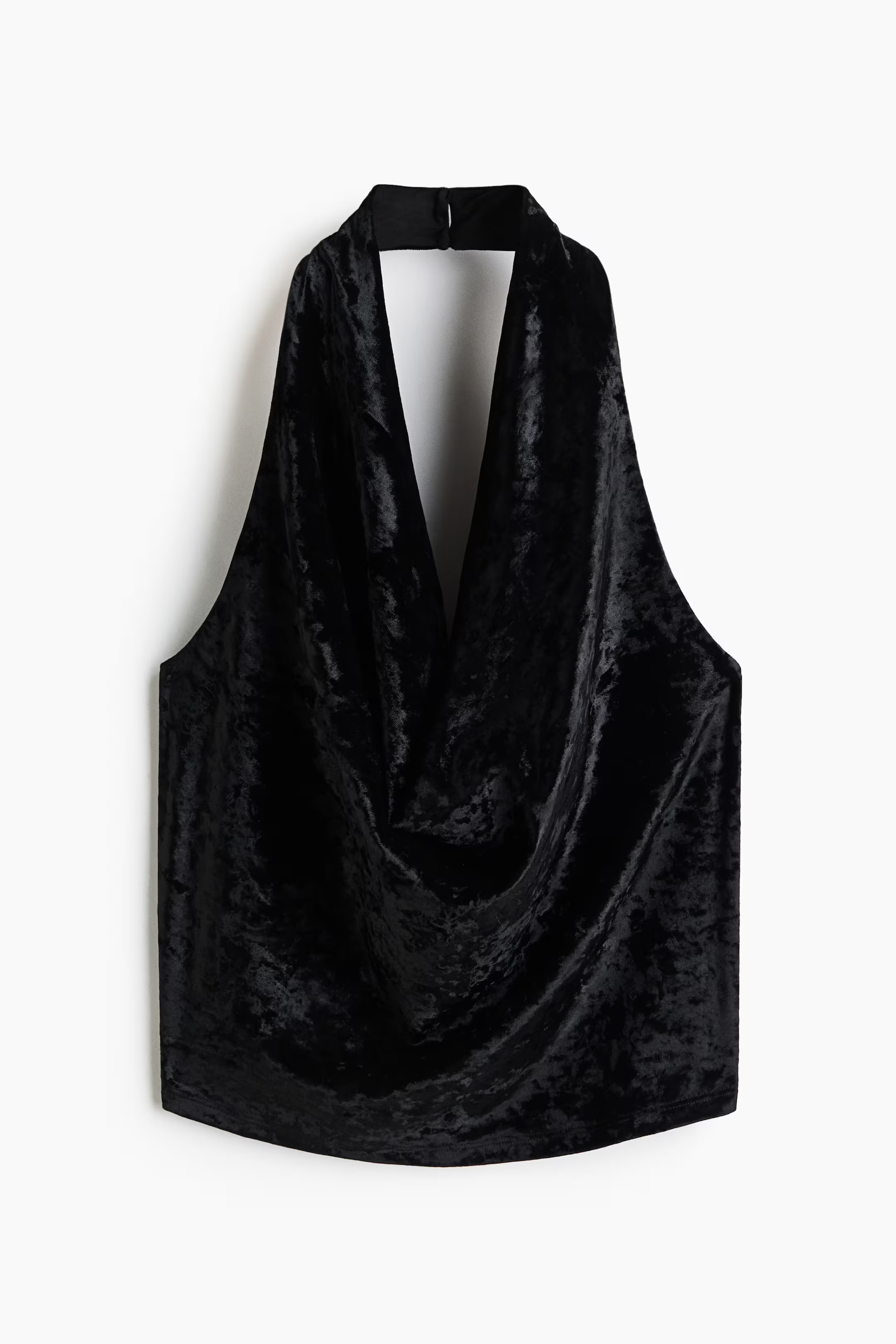 Velour Halterneck Top | H&M (US + CA)