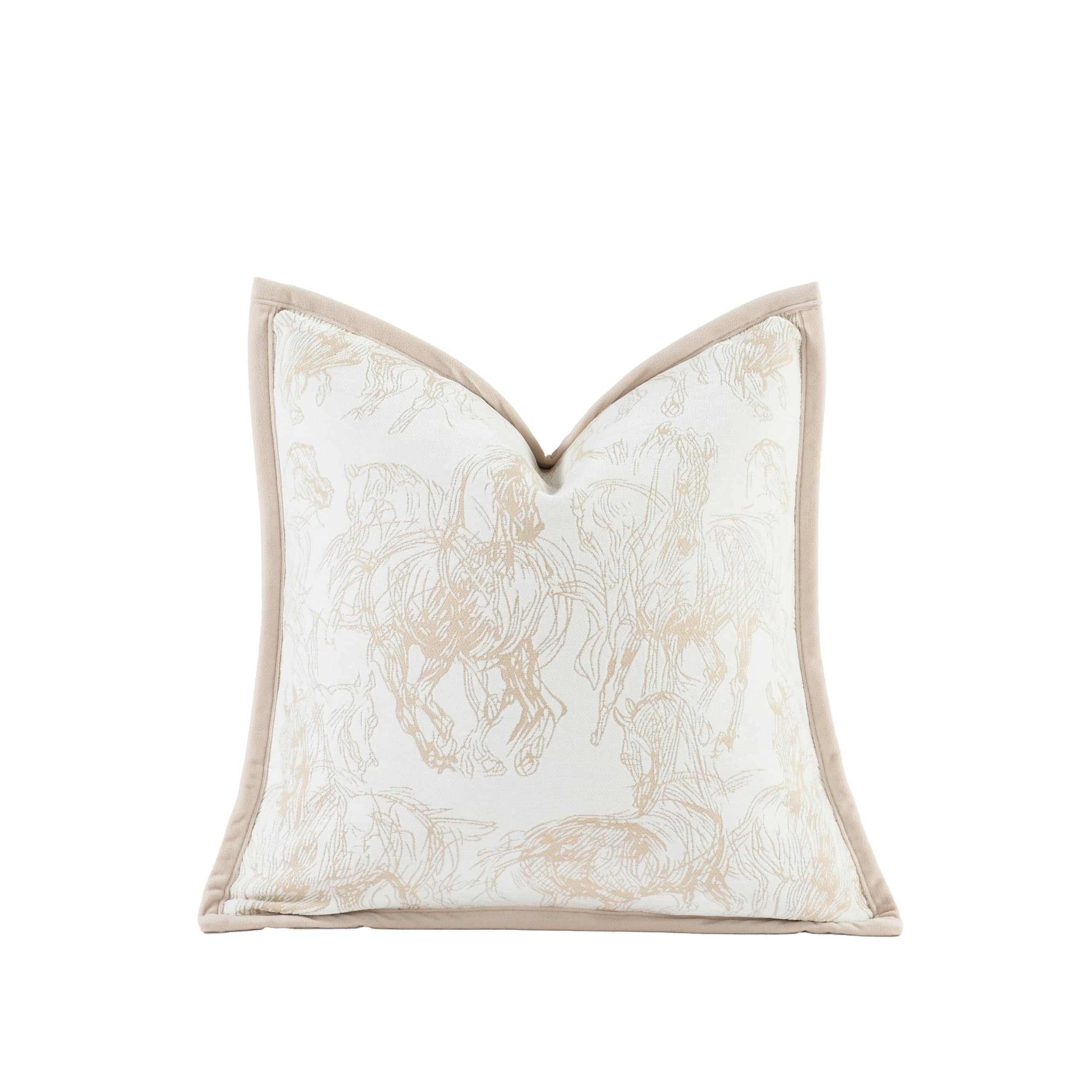 Croker Horse 2025 New 22x22'' inches Throw Pillow Cushion Covers - Palace Horse with Edge Strip C... | Amazon (US)