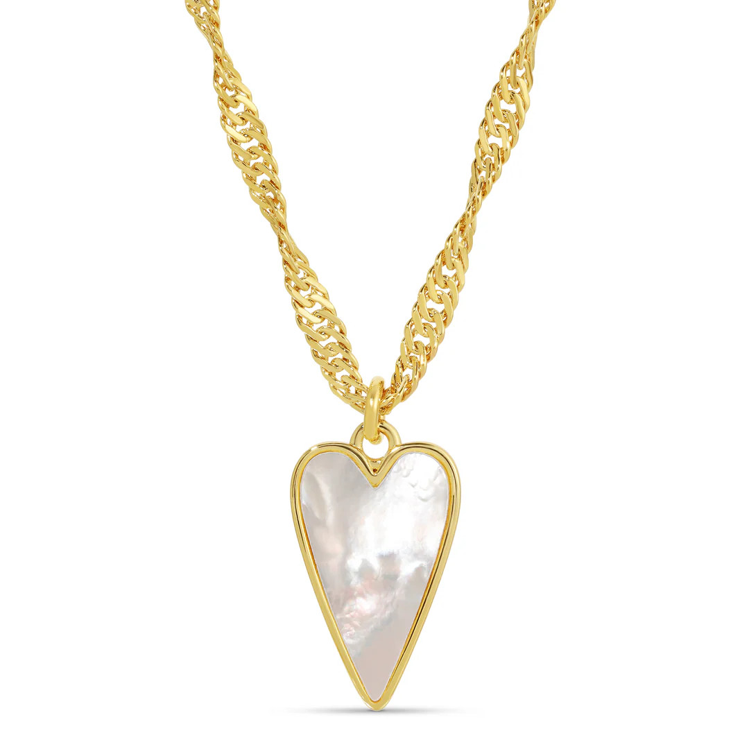 Pearlescent Heart Necklace | Meghan Bo Designs