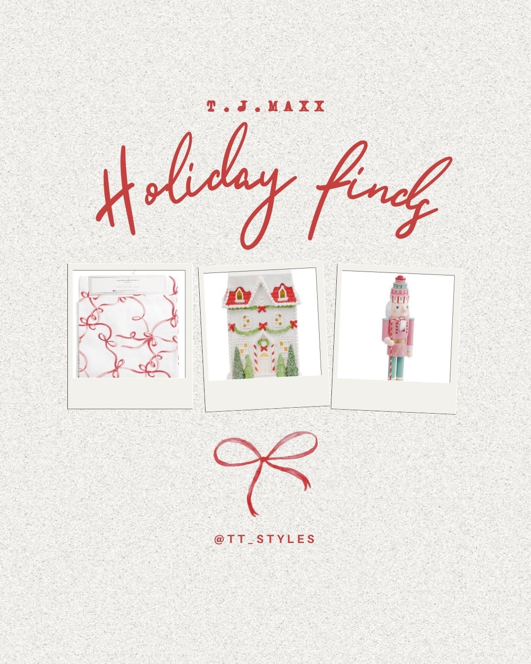 T.J.Maxx holidays finds!!! 🎅🏼🎀🌲

#LTKSeasonal #LTKHoliday #LTKFindsUnder50