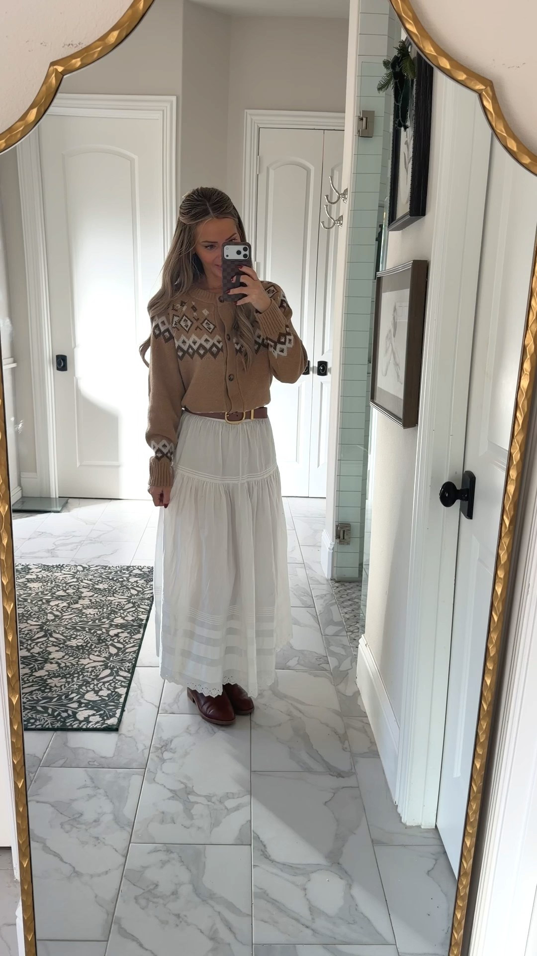 Gorgeous fair isle cardigan sweater from
Walmart! 

#LTKGiftGuide #LTKgrwm #LTKootd