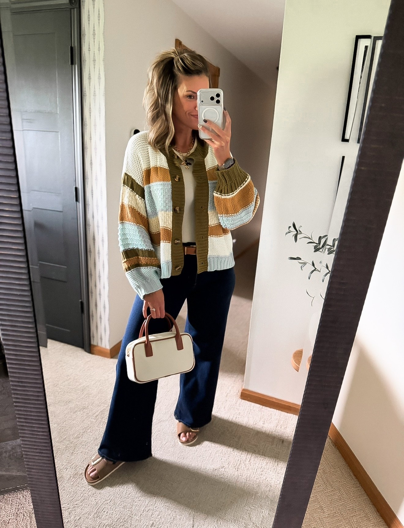 Target jeans and purse on sale!! 
Sweater/ small
Jeans/ 8 regular

#LTKmomlife #LTKootd #LTKSaleAlert