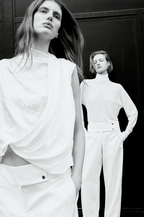 SATIN EFFECT WRAP TOP | Zara US