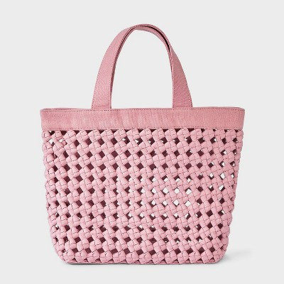 Waxed Cotton Woven Cord Tote Bag - Universal Thread™ Green | Target