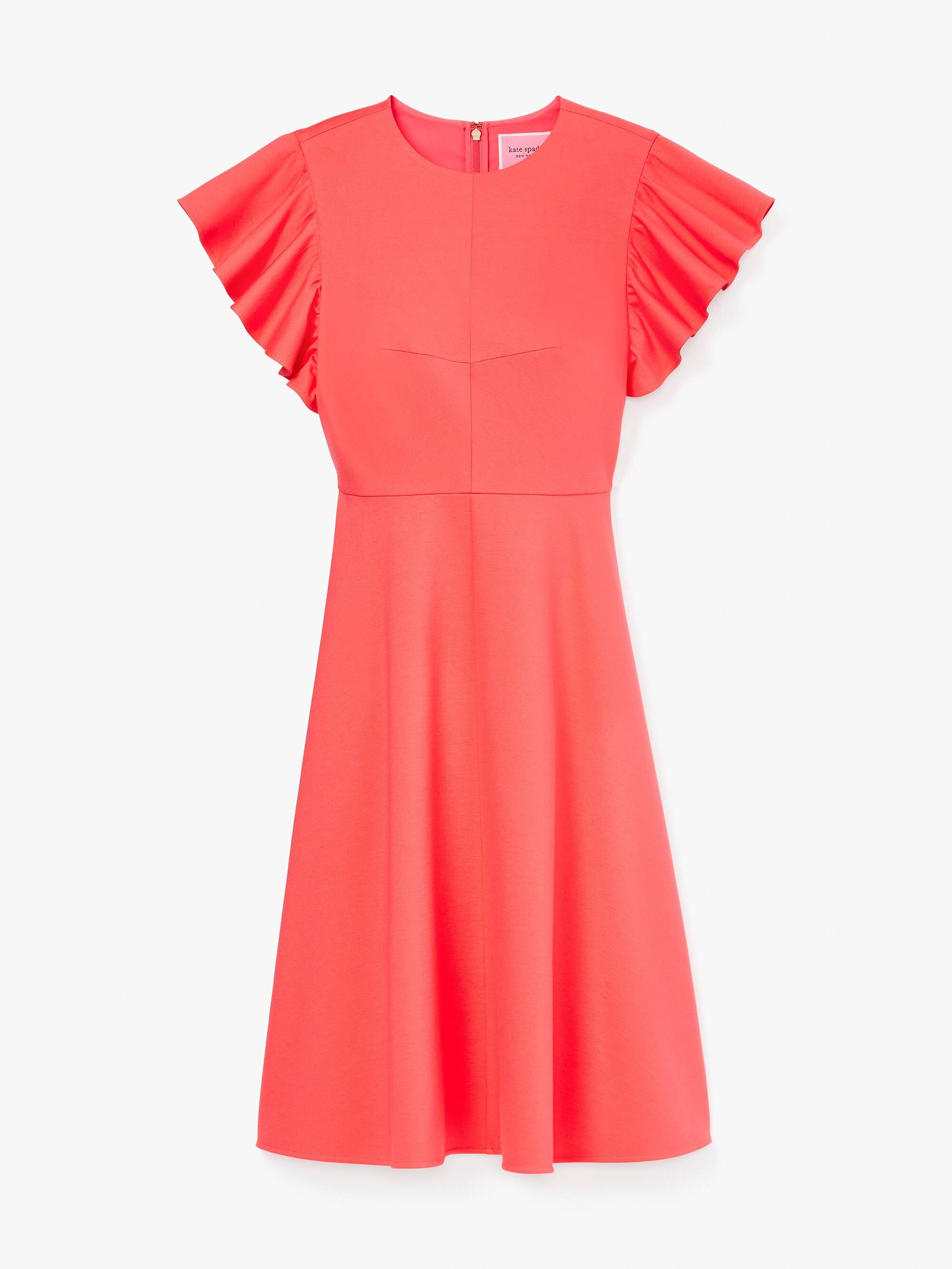 ponte flutter-sleeve dress | Kate Spade (US)