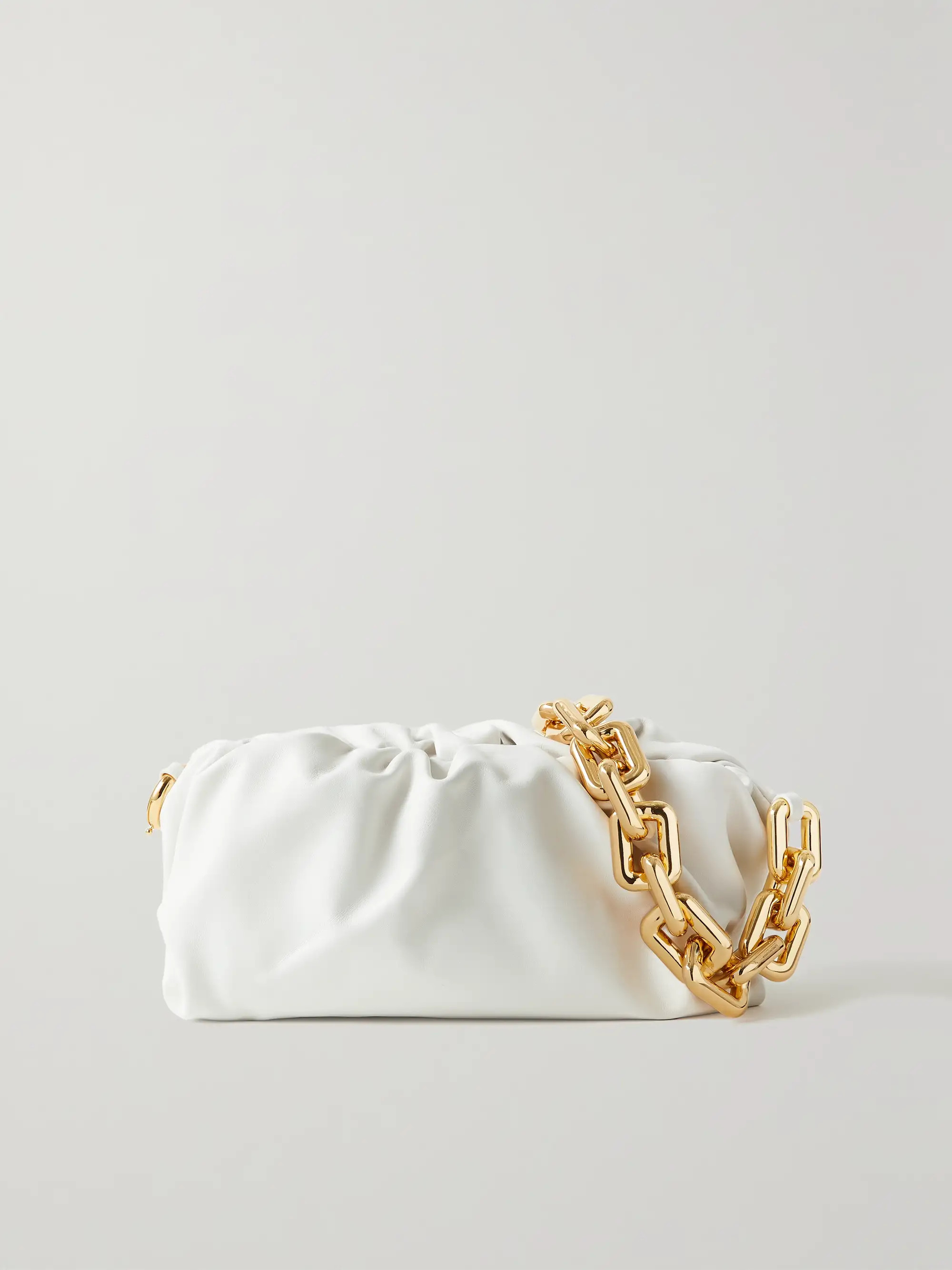 The Chain Pouch gathered leather clutch | NET-A-PORTER (US)