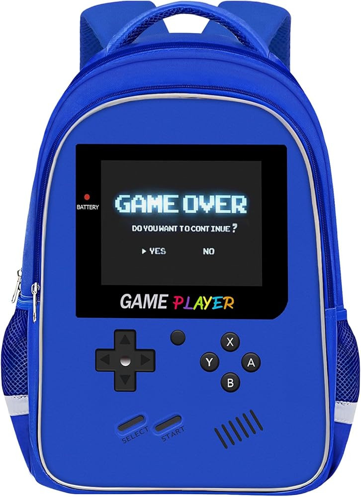 School Backpack For Boys - Gamer Boys Backpack For Kids Children Teens Elementary Middle School -... | Amazon (US)