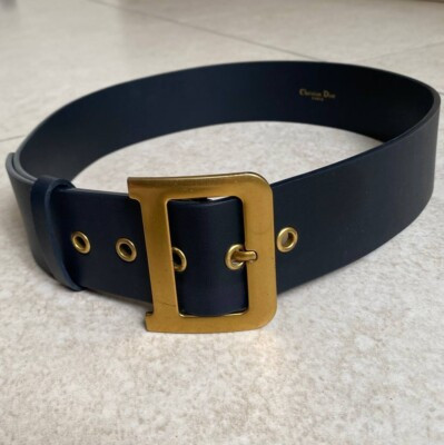 Christian Dior Diorquake D Buckle Leather Belt  | eBay | eBay CA