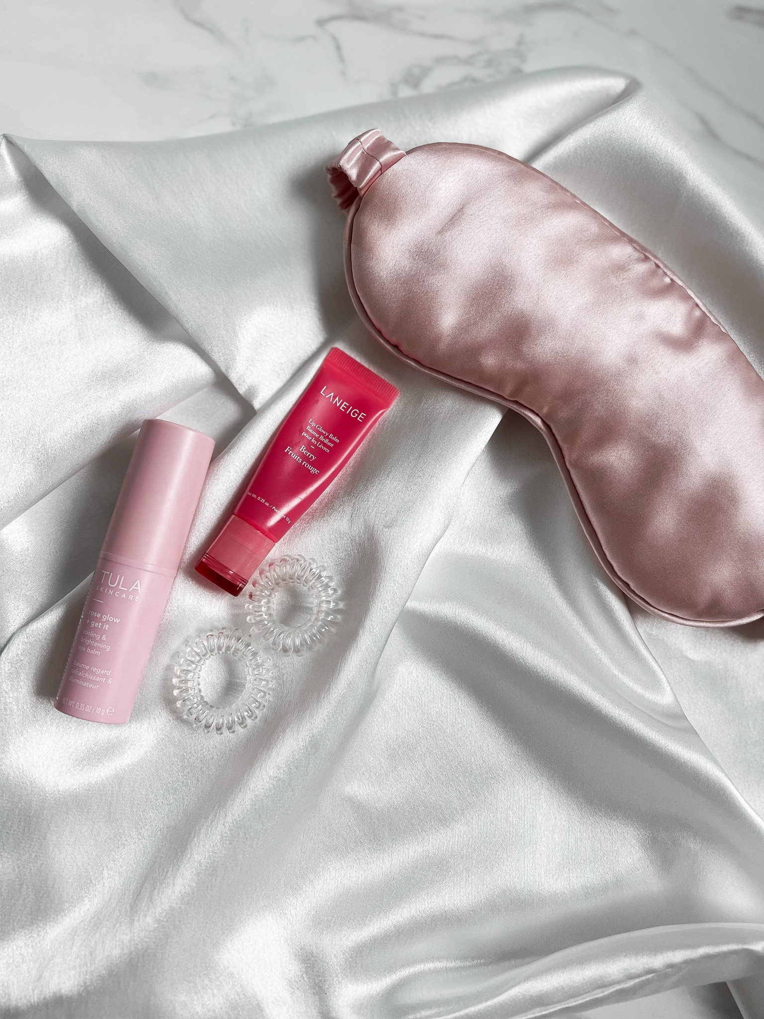 Hospital bag: hair ties, lip balm, eye balm, sleep eye mask, silk or satin pillow case  

#LTKfindsunder50 #LTKbump #LTKbaby