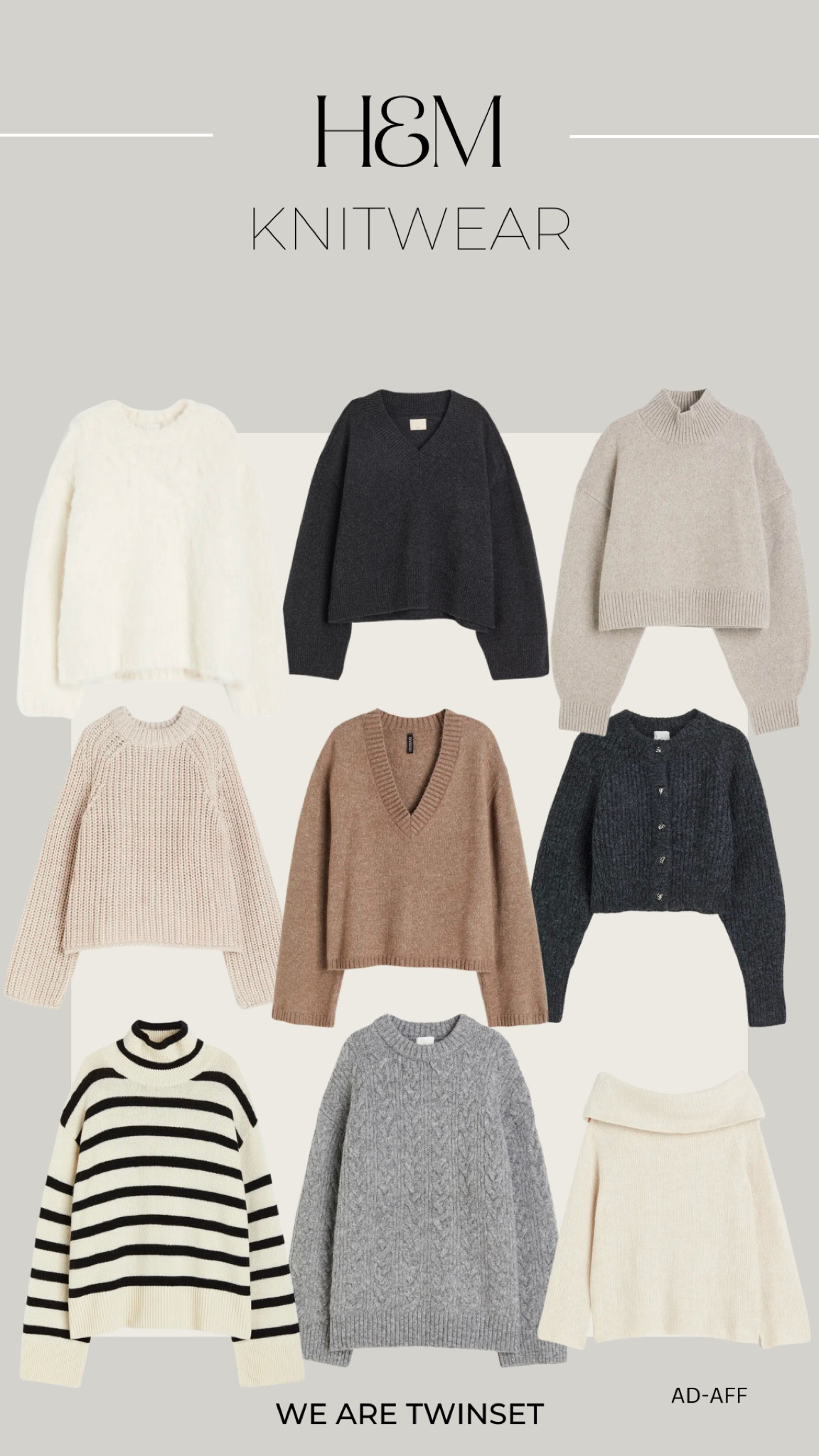 h and m knitwear