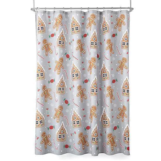 Avanti Gingerbread Shower Curtain, Color: Gray - JCPenney | JCPenney