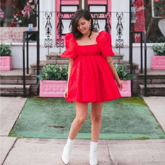 Selkie babydoll puff dress | Poshmark