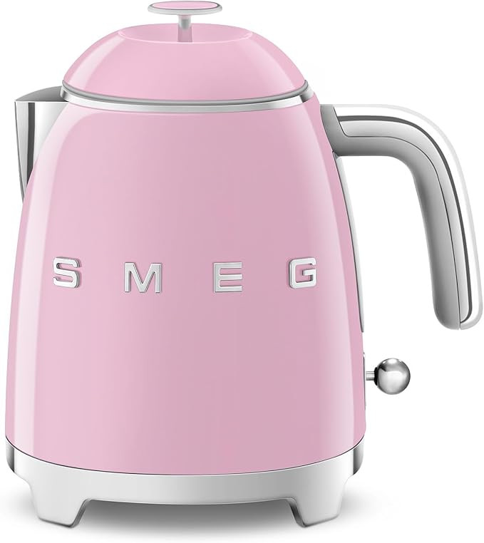 SMEG Mini 50's Retro Style 3 Cup Electric Kettle with Double Wall Anti Slip Base and Water Level ... | Amazon (US)