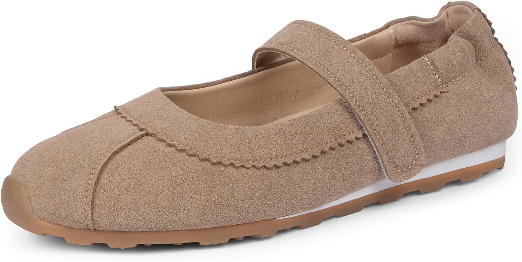 Mary Jane Sneakers Flats Dressy Shoes for Women Comfortable Slip On Casual Fashion Sneakers | Amazon (US)