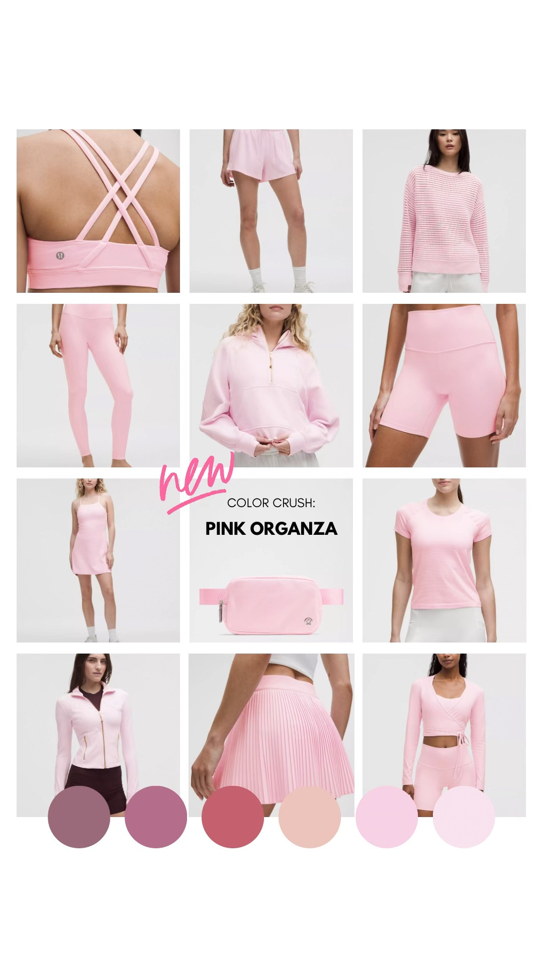 NEW LULULEMON ACTIVEWEAR COLOR DROP- PINK FOR SPRING + SUMMER!

Hurry + refresh your athleisure outfits before sizes sell out! These Lululemon buttery soft sports tank tops, sports bras, leggings, athletic shorts, hoodies, tennis skirts, tennis dresses, athleisurewear, + activewear shirts are shown in the new "Pink organza" color but all styles come in many color options!


#LTKStyleTip #LTKTravel #LTKActive