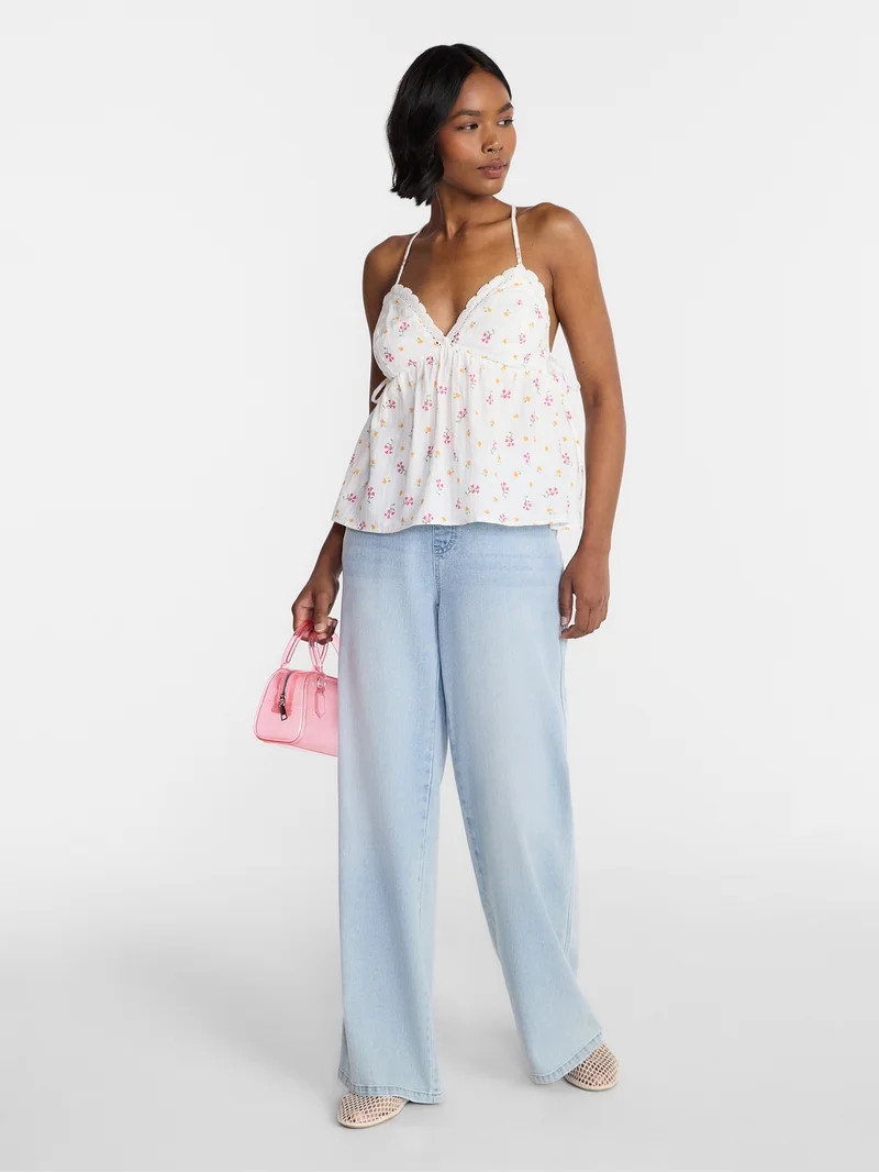 No Boundaries Triangle Cami, Women's XXS - XXL | Walmart (US)