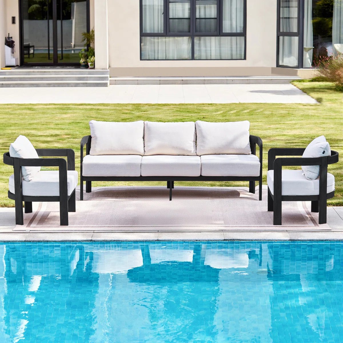 5-person Outdoor Seating Group With Cushions | Wayfair North America