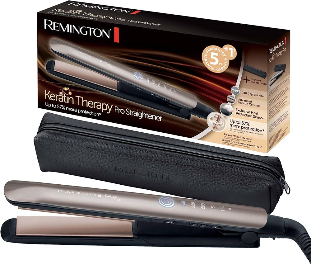 Remington Lisseur Cheveux [Innovation: Capteur de Protection contre la chaleur] Keratin Therapy (... | Amazon (FR)