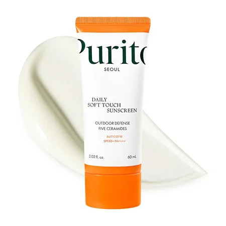 Daily Soft Touch Sunscreen SPF 50+ PA++++ 2.02 fl oz (60 ml) Purito | Walmart (US)
