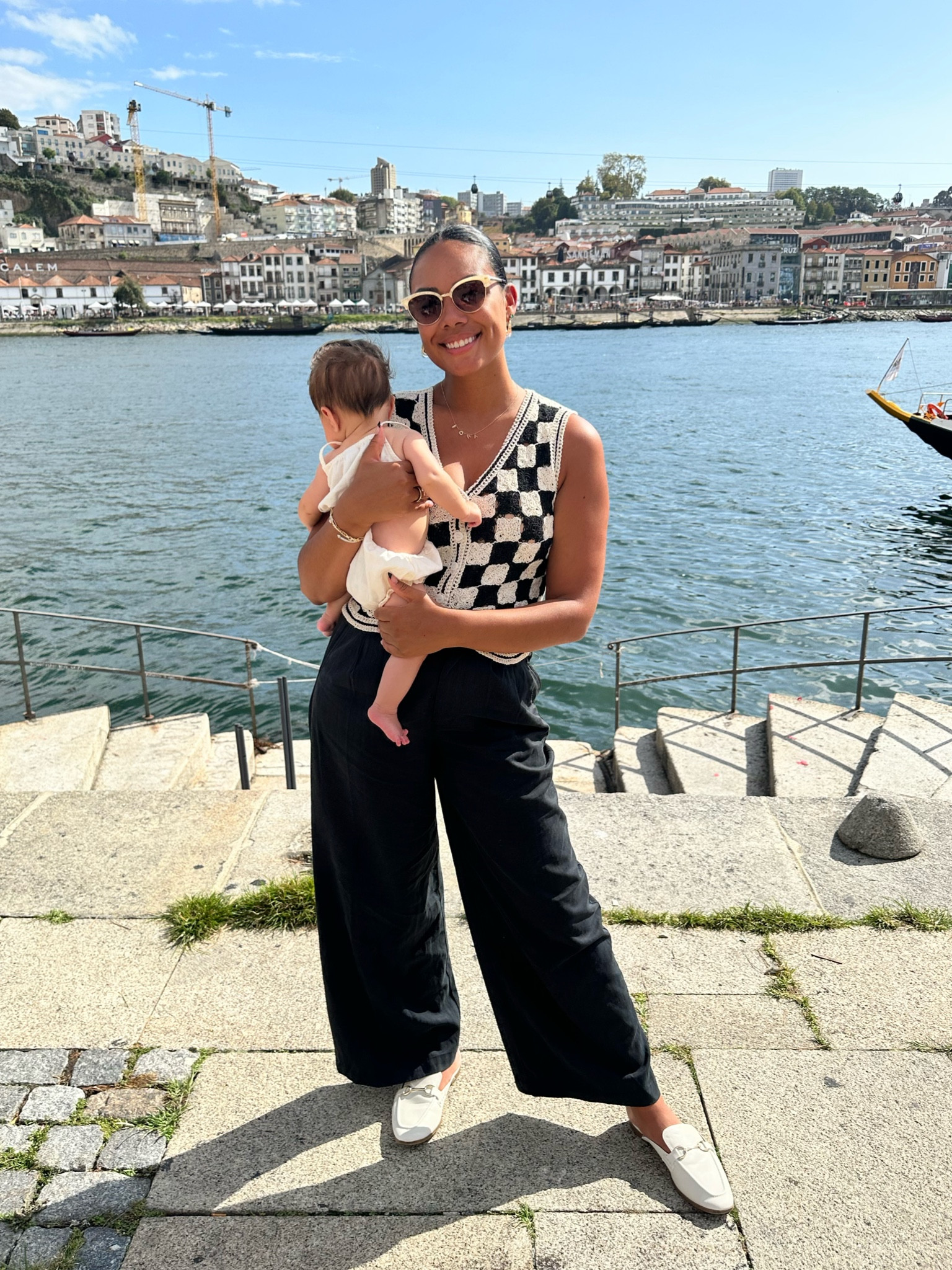 Loving this fall transition outfit! The checkered vest is such a Sophia Richie vibe and these trousers are so comfy and light! 

#LTKstyletip #LTKfindsunder50 #LTKfindsunder100