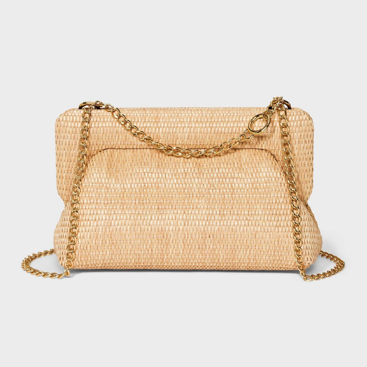 Straw Puff Clutch - A New Day™ Natural | Target