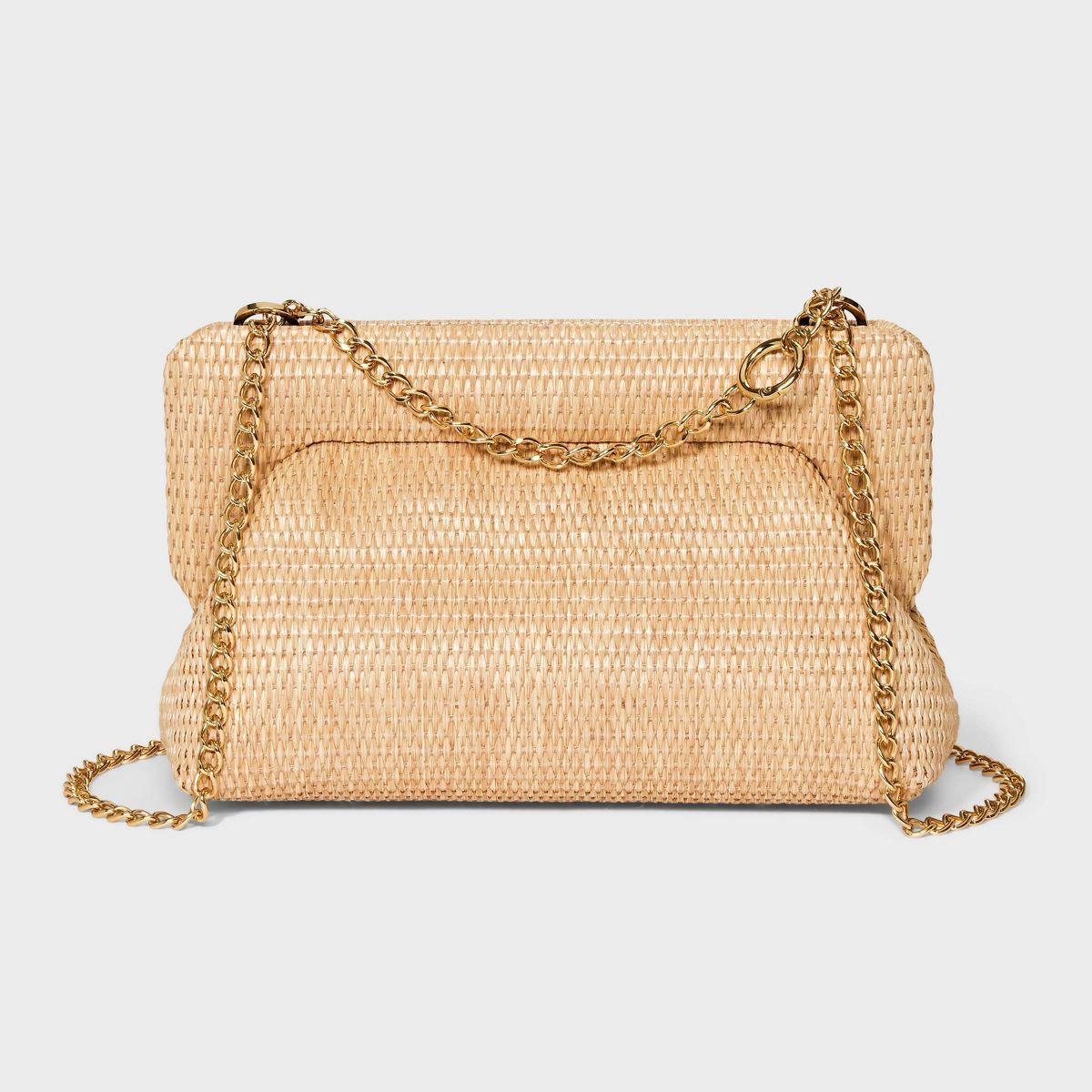Straw Puff Clutch - A New Day™ Natural | Target