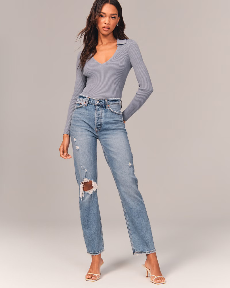 High Rise Dad Jeans | Abercrombie & Fitch (US)