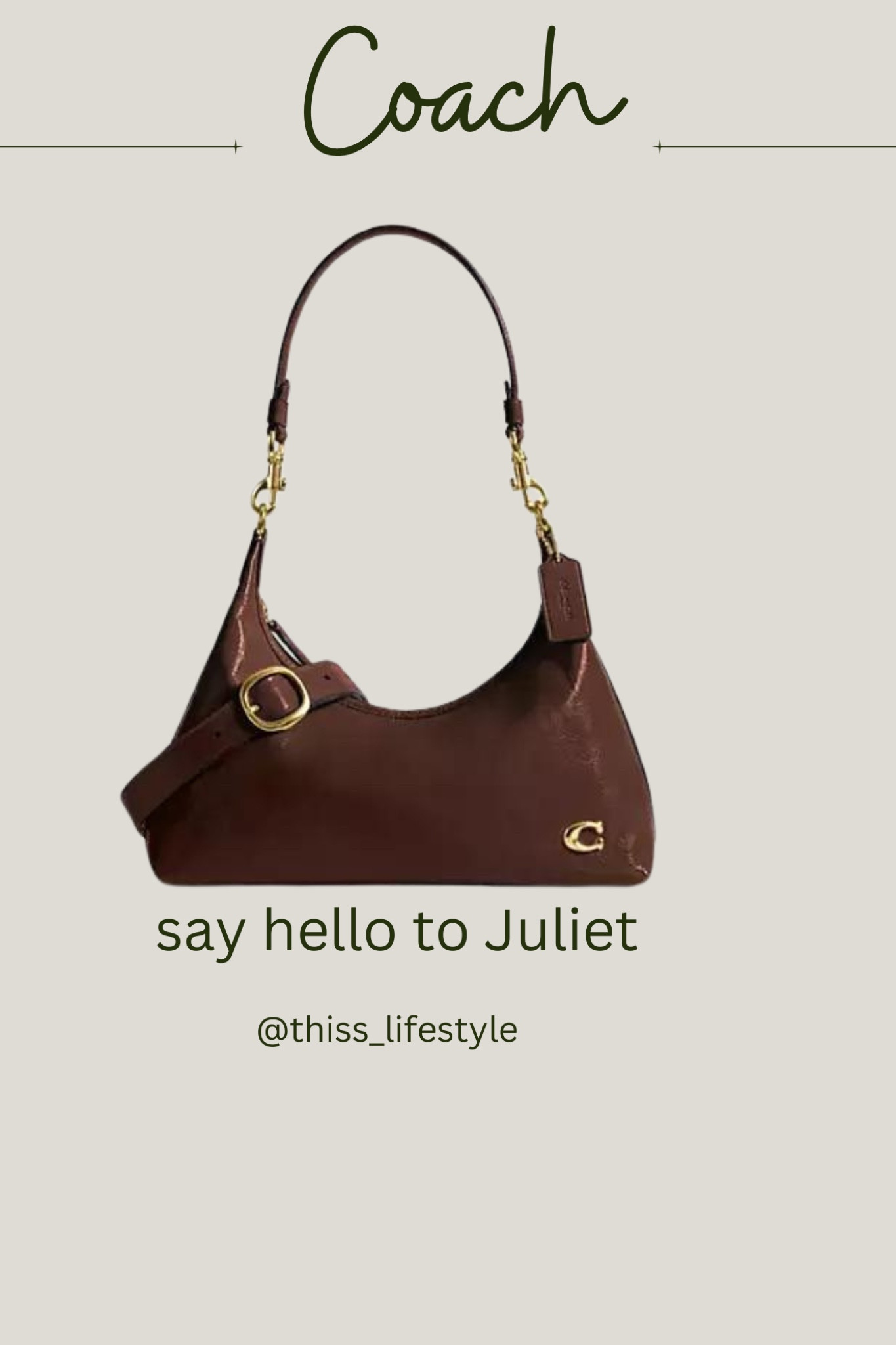 Get this Juliet bag for the fall!

#LTKStyleTip #LTKU #LTKItBag