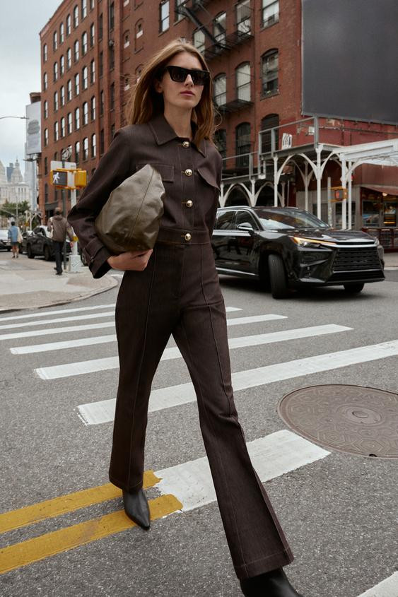 CONTRAST STITCHING SHORT JACKET | Zara US