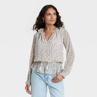Women's Long Sleeve Blouse - Universal Thread™ | Target