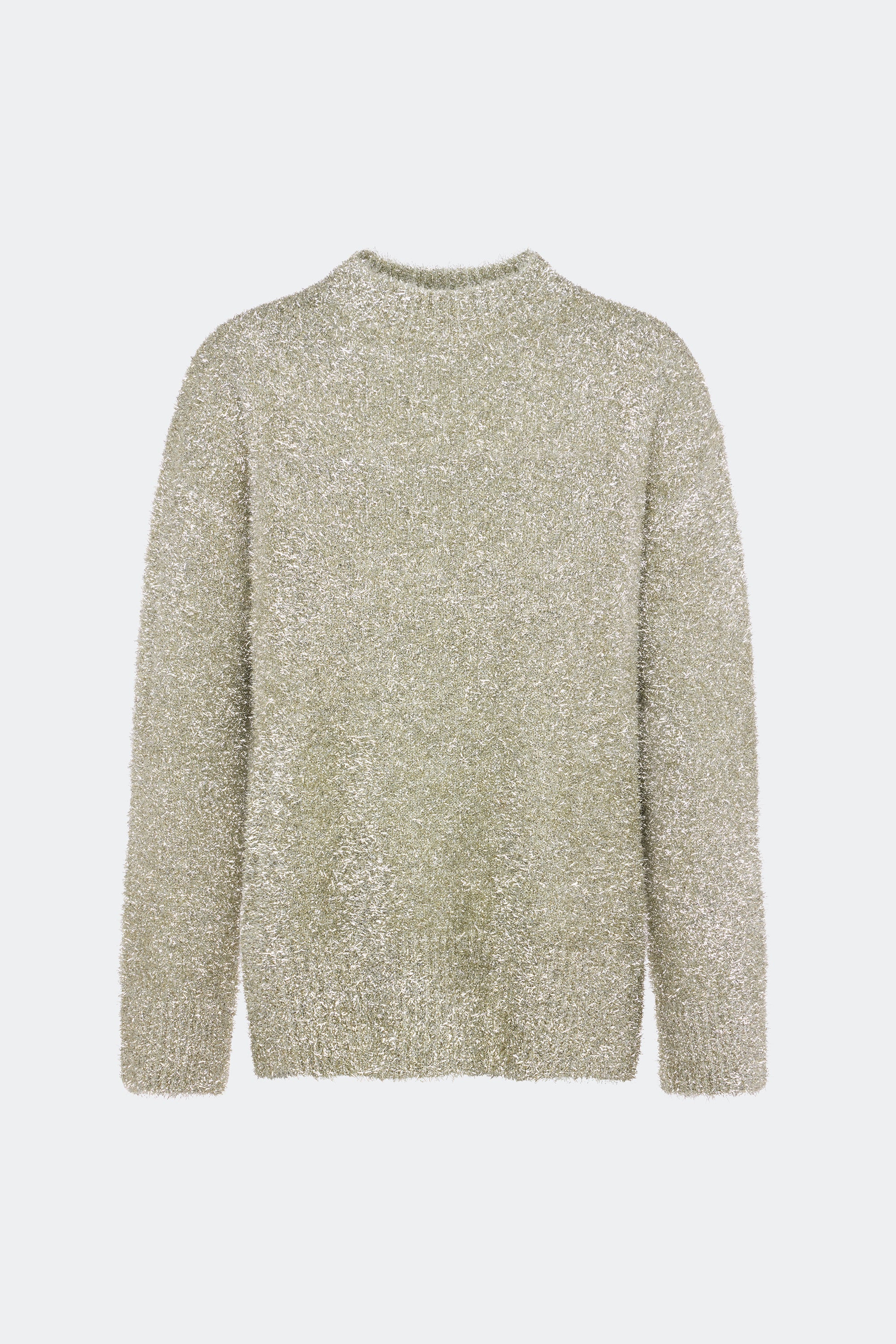 Cher Tinsel Sweater In Satellite Silver | Simon Miller