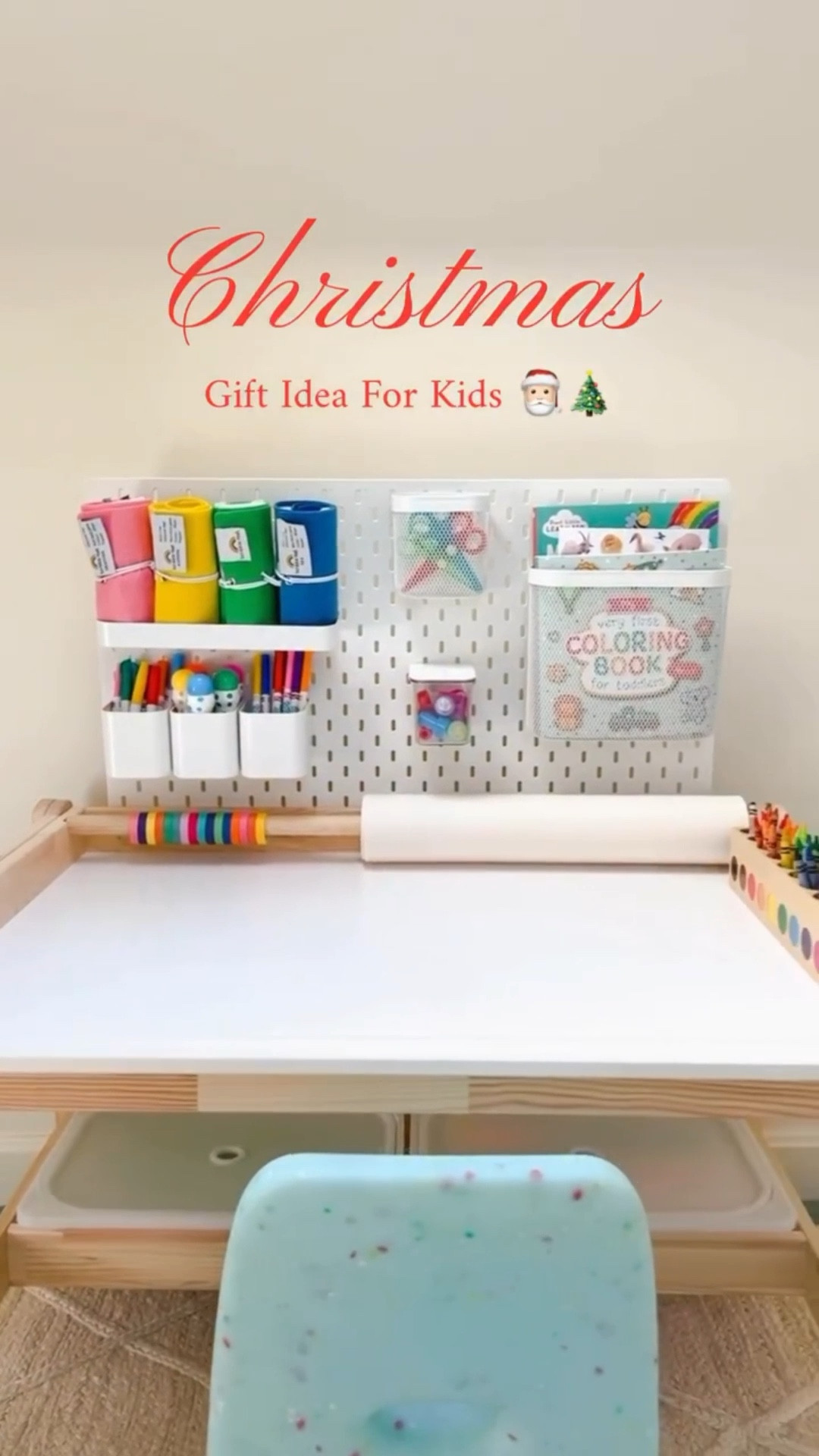 If you’re looking for something that’s both fun and functional, this art desk has been a total win in our playroom 🎅🏻🎄✨. 🎨 It keeps everything organized, encourages creativity, and makes such a thoughtful Christmas gift idea! 🎁
#playroom #giftguide #toysforkids

gift ideas for kids, gifts for little girls, gifts for little boys, kids gifts, cute kids finds, kids Christmas gifts, girls birthday gifts, boys birthday gifts, Playroom decor ideas,  cute playroom decor Inspo, kids playroom, kids play table, kids art table, art room, screen free activities, toddler activities, rainbow playroom, playroom ideas, playroom makeover

#LTKKids #LTKGiftGuide #LTKHoliday