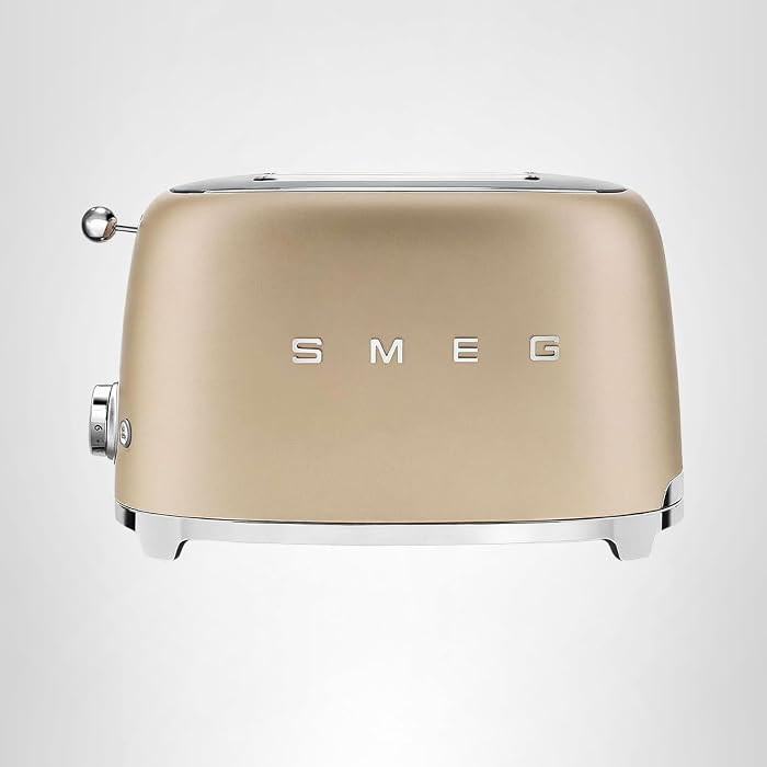 SMEG 2 Slice Toaster with 6 Presets and Defrost Function and Removable Crumb Tray TSF01CHMUS, Mat... | Amazon (US)