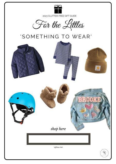 Gifts for littles and toddlers // something to wear // slippers, beanie, jackets and helmets 

#LTKHoliday