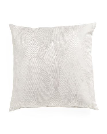 Made In Usa 22x22 Textured Twist Pillow | TJ Maxx