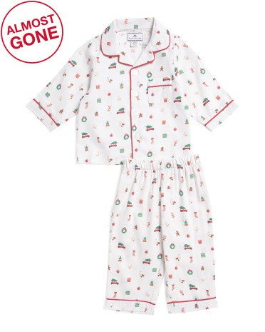 Kids 2pc Winter Nostalgia Pajama Set | TJ Maxx