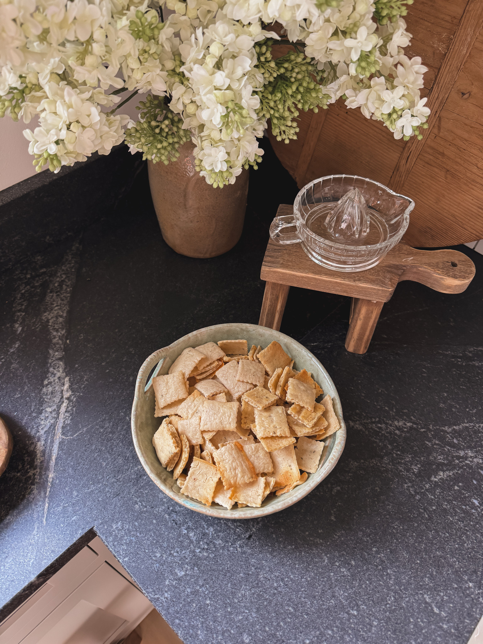 Kitchen decor and sourdough starter for these crackers!!

#LTKHome