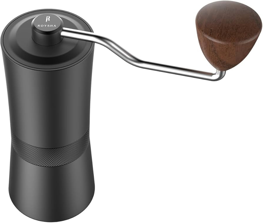 ROYSHA Manual Coffee Grinder Capacity 35g with CNC Stainless Steel Conical Burr, Internal Adjusta... | Amazon (US)