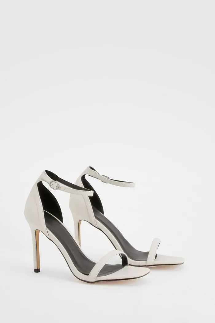 Barely There 2 Part Heel | boohoo (US & Canada)