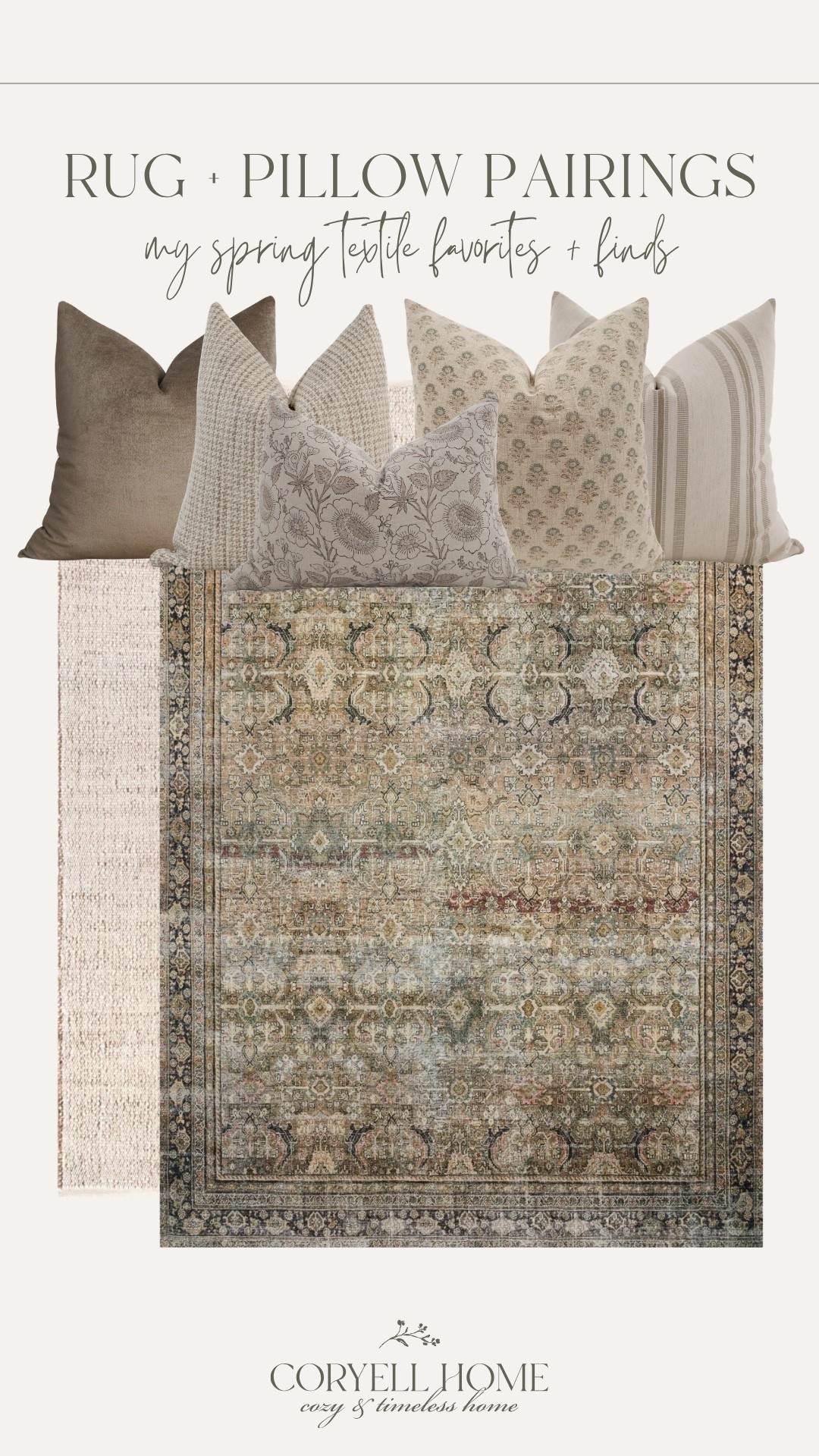 Last years summer pillow and rug pairings in our living room! I love adding layers for both warmth and dimension. I layered these gorgeous rugs together for an elevated feel, and paired my favorite Hackner Home pillows together for a soft spot to land! #LTKStyleTip

#LTKSeasonal #LTKHome