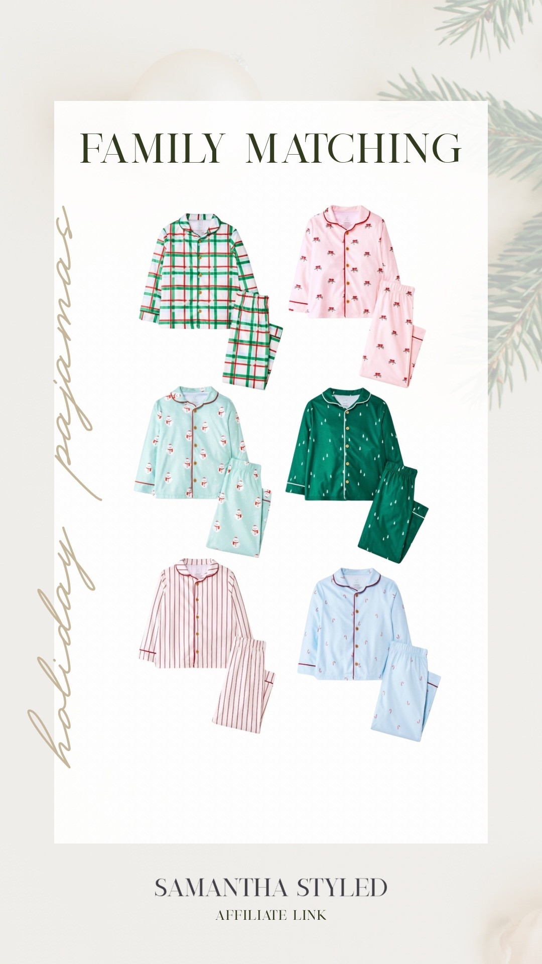Holiday Matching Pajamas 

#LTKBaby #LTKSeasonal #LTKKids