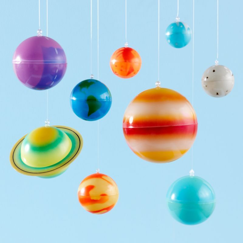 Glow-in-the-dark Hanging Solar System + Reviews | Crate & Kids | Crate & Barrel