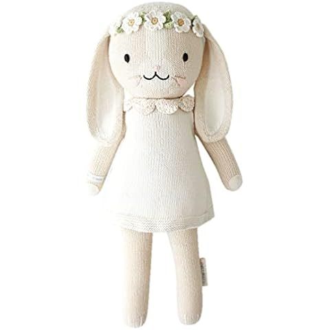 cuddle + kind Hannah The Bunny Blush Little 13" Hand-Knit Doll – 1 Doll = 10 Meals, Fair Trade,... | Amazon (US)