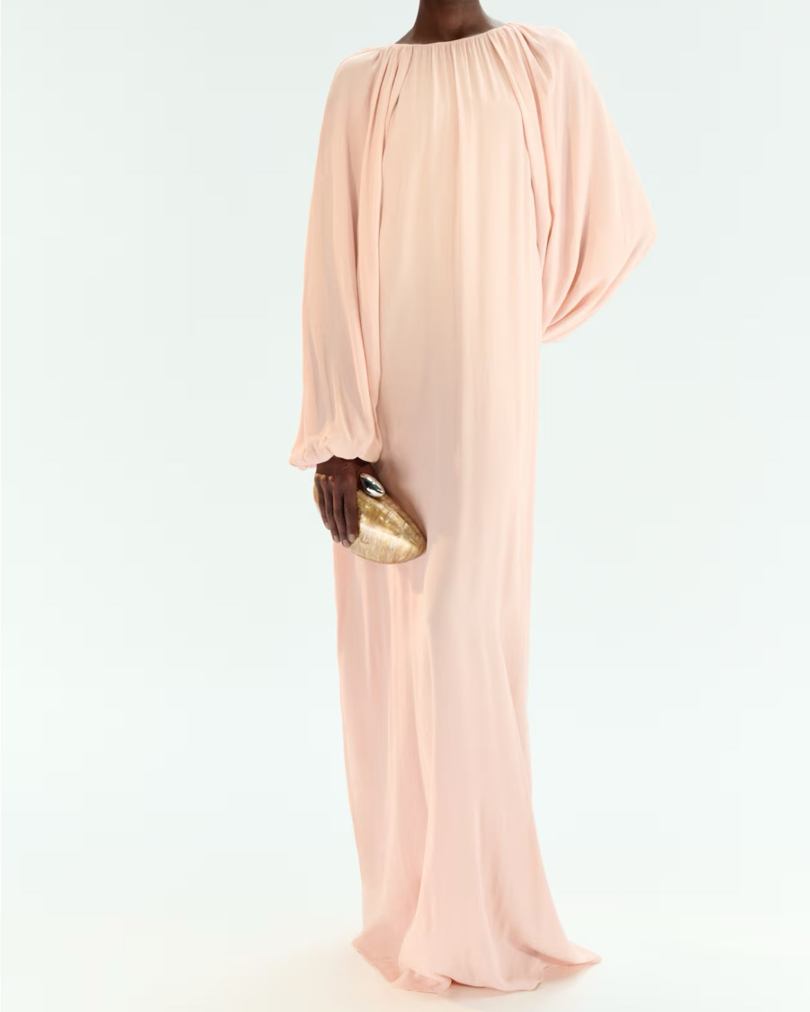 Blush pink maxi dress
Black tie optional wedding guest dress 

#LTKSeasonal