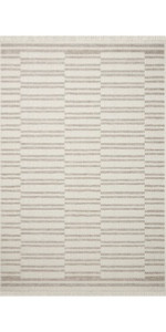 Loloi Amber Lewis x Loloi Malibu Collection MAB-03 Tan / Ivory, 7'-8" x 10', Indoor/Outdoor, Area... | Amazon (US)