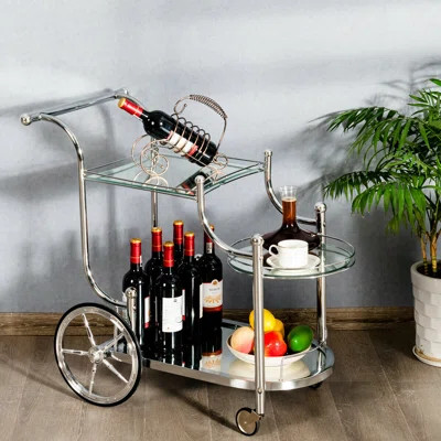 Nishant Serving Kitchen Bar Cart Latitude Run | Wayfair North America